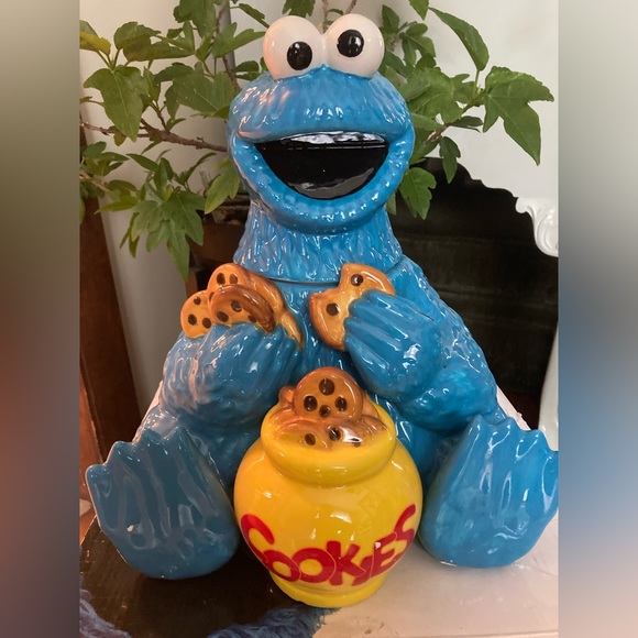 Sesame Street Cookie Monster cookie jar - Picture 1 of 4